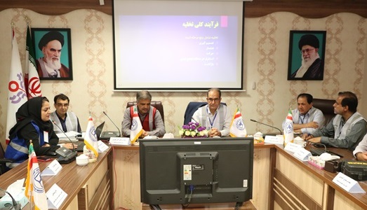 برگزاری مانور دورمیزی کمیته بحران بیمارستان علامه بهلول گنابادی