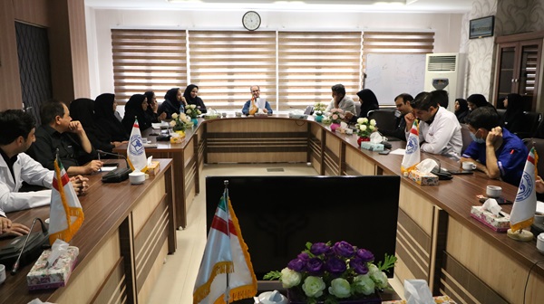 جلسه كميته آموزش به بيمار و ارتقاي سلامت بیمارستان برگزار شد