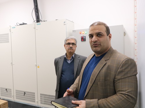 بازدید پژوهشگر حوزه سلامت ارتش از بخش آنژیوگرافی بیمارستان بهلول