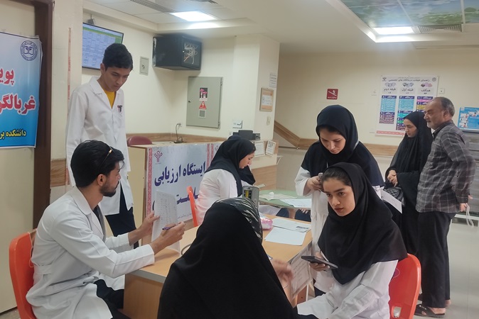 اجرای طرح غربالگری سلامت برای مراجعین و همراهیان بیماران بیمارستان بهلول 