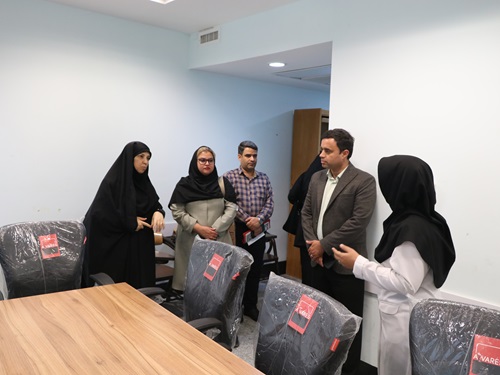 بازدید رئیس مرکز مطالعات و توسعه آموزش علوم پزشکی وزارت بهداشت از بیمارستان بهلول